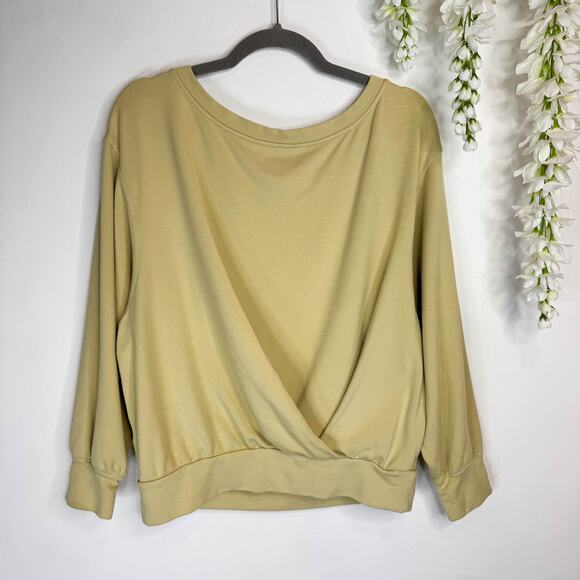 LULULEMON Pleated Modal Fleece Pullover Sweatshirt in Dew Green 3211 - Picture 8 of 8